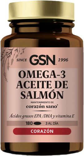 GSN Salmon+Omega 3+Vit.e 180 Pearls 500 mg.