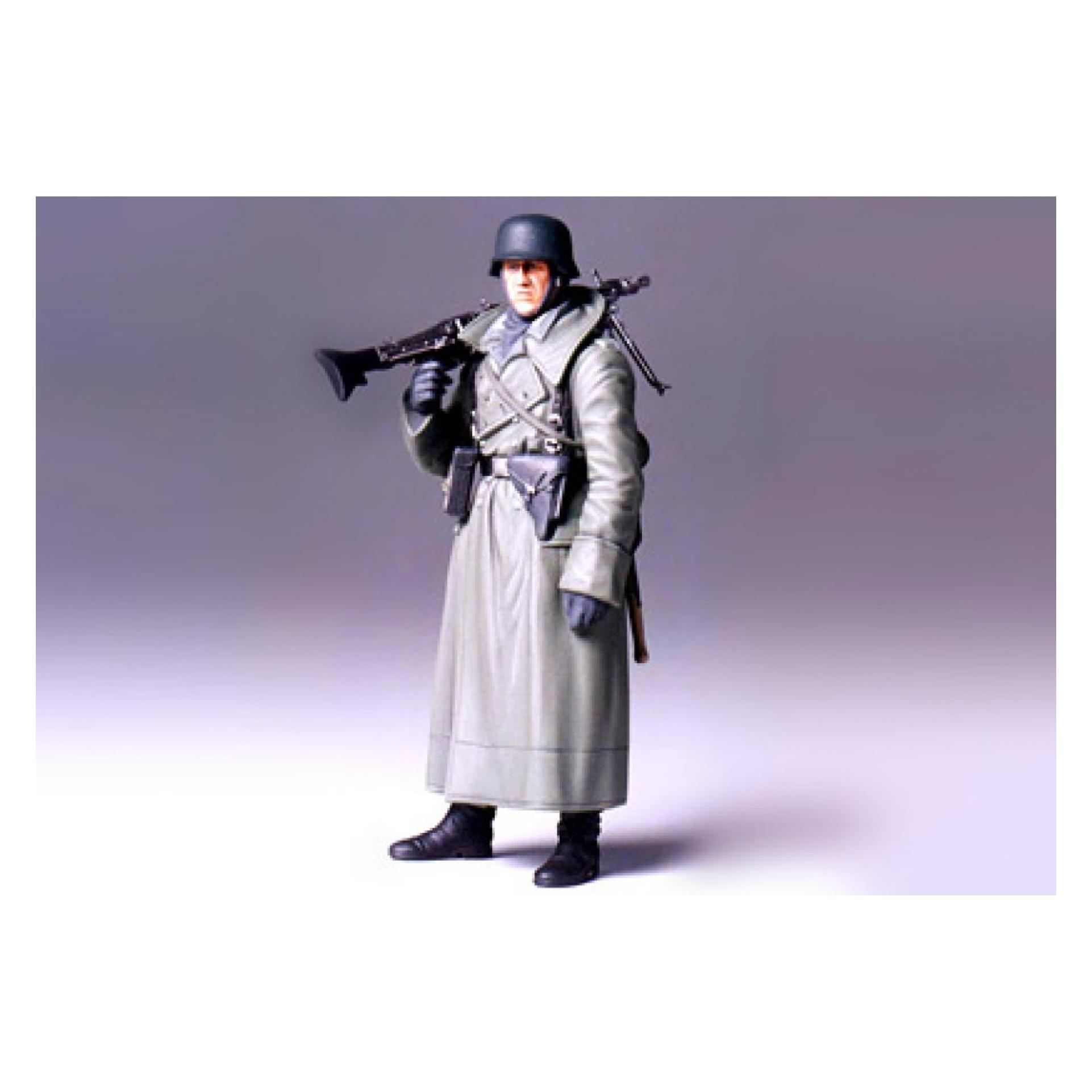 Tamiya 1:16 WWII Figur Dt.Soldat m.Mantel u.MG (300036306)