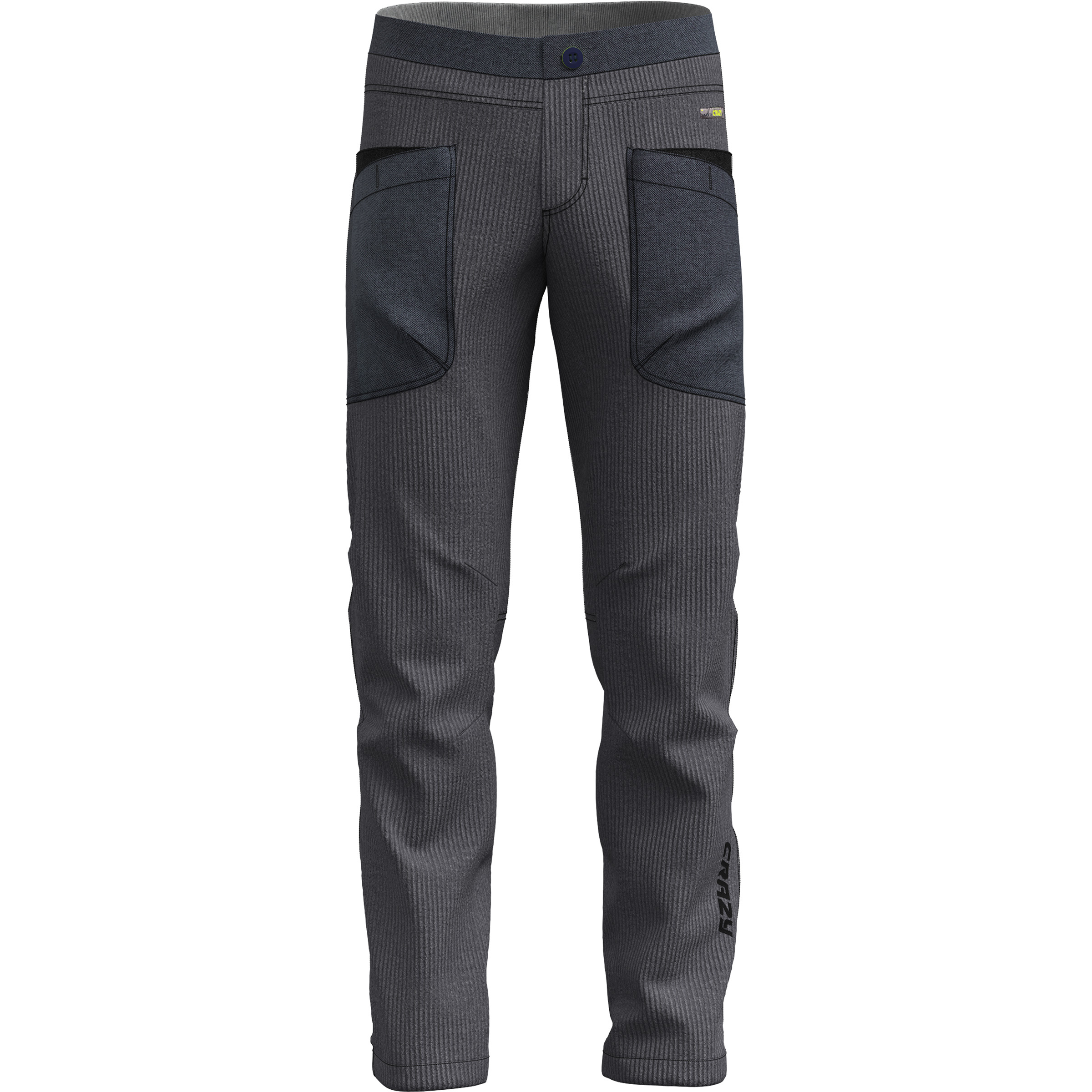 Crazy Gulliver Hose Herren Jeans & Freizeithose grau Größe S Bouldern | Lifestyle Hautfreundlich