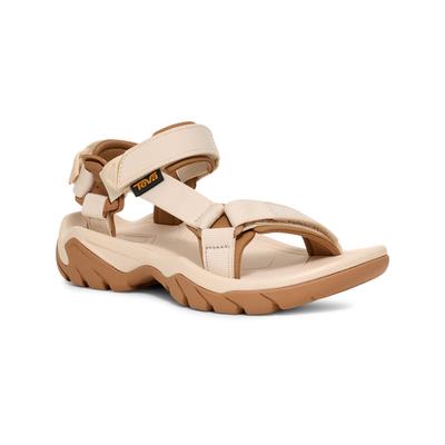 Sandale TEVA "TERRA FI 5 UNIVERSAL WOMEN", Damen, Gr. 36, coconut, Synthetik, Textil, Schuhe Sandale, mit Klettverschluss, atmungsaktiv, schnell trocknend