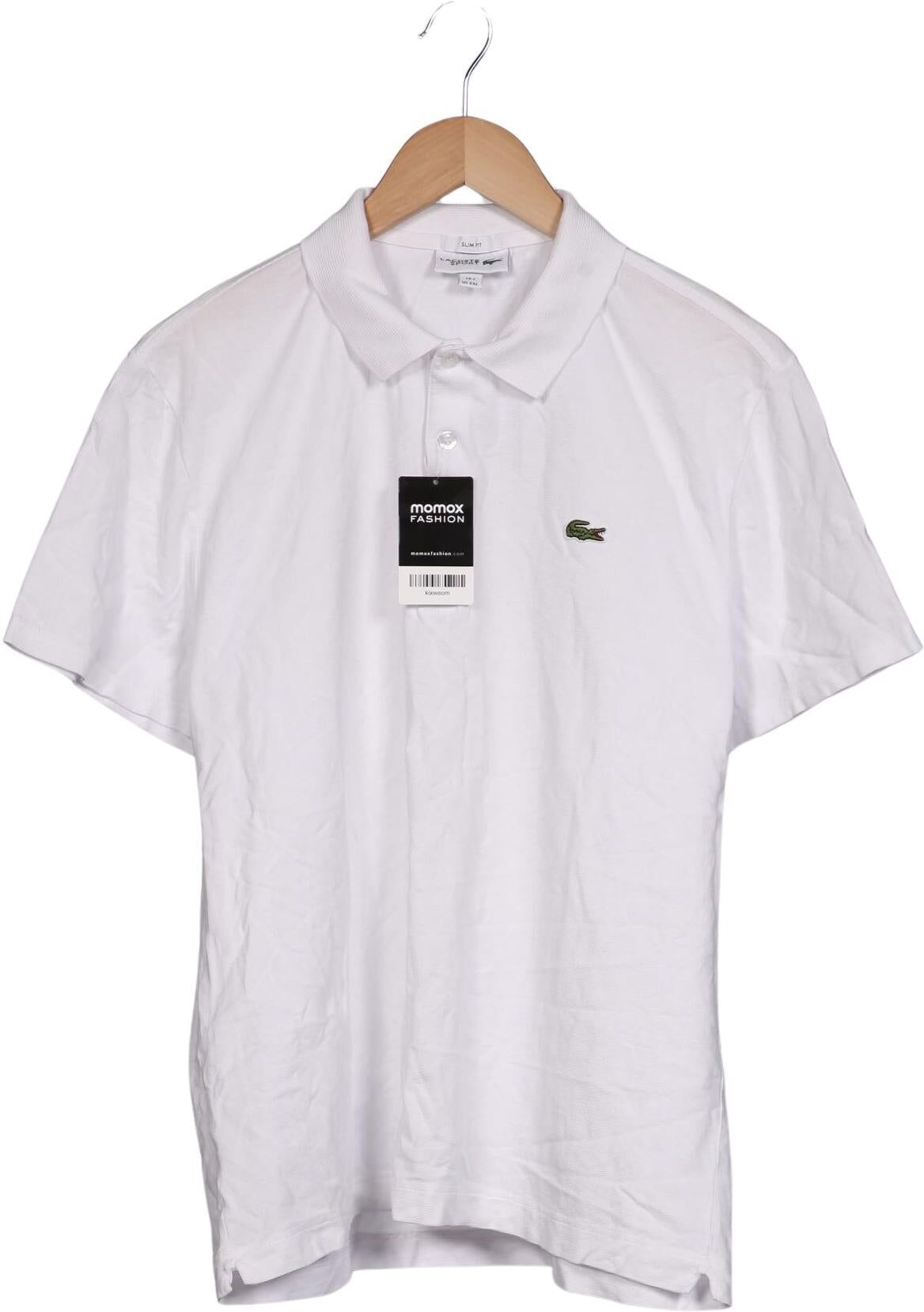 Lacoste Sport Herren Poloshirt, Weiß, Gr. XXL (Lacoste 7), Baumwolle - Second Hand