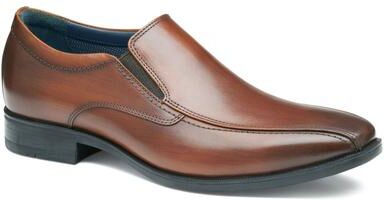 Johnston & Murphy Gibbons Run-Off - Mens 8 Brown Slip On W