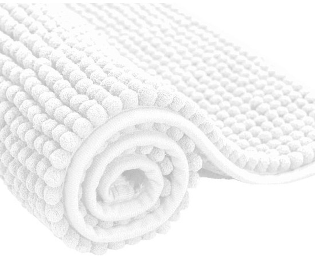 Zachte Antislip Badmat voor Badkamer – Waterabsorberend Pluche Tapijt 50x80 cm