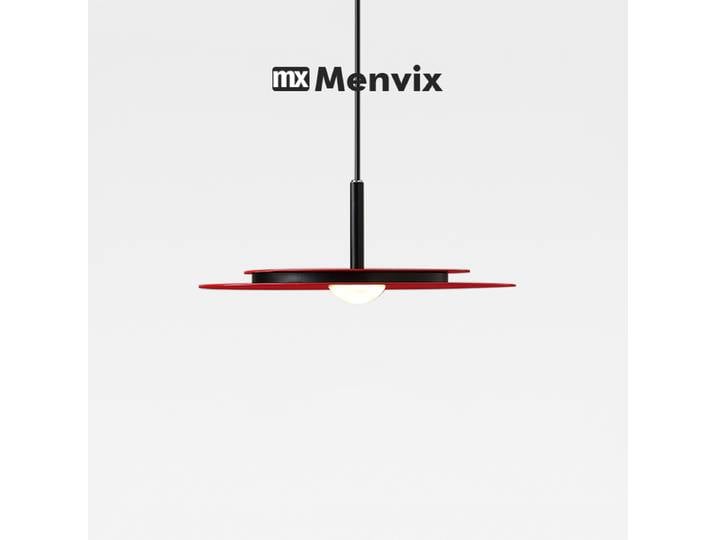Menvix personnalité moderne lampe suspendue soucoupe volante décor à la maison rouge design Table à manger Bar salon UFO lampes suspendues