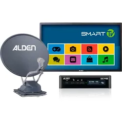 Alden Onelight EVO 60 Satellitenanlage Platinium inkl. Smartwide LED TV 22 Zoll