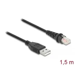DELOCK RJ50 zu USB 2.0 Typ-A Barcodescanner Kabel 1,5 m