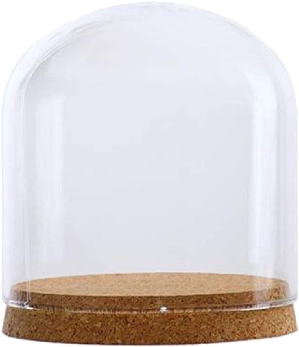 Glazen Cloche Set - Transparante Bell Jar van Hittebestendig Borosilicaatglas voor Decoratieve Bescherming