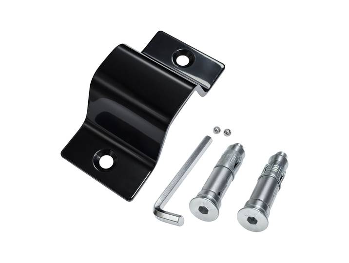 Wand- und Bodenanker Fahrrad & Motorrad Schwarz