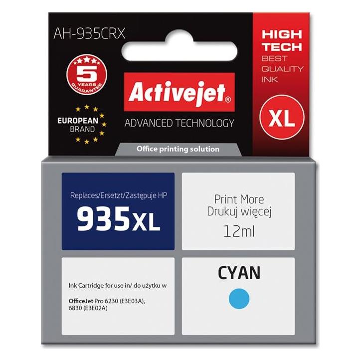 Activejet AH-935CRX - 12 ml - XL - Cyan  (C) (AH-935CRX)