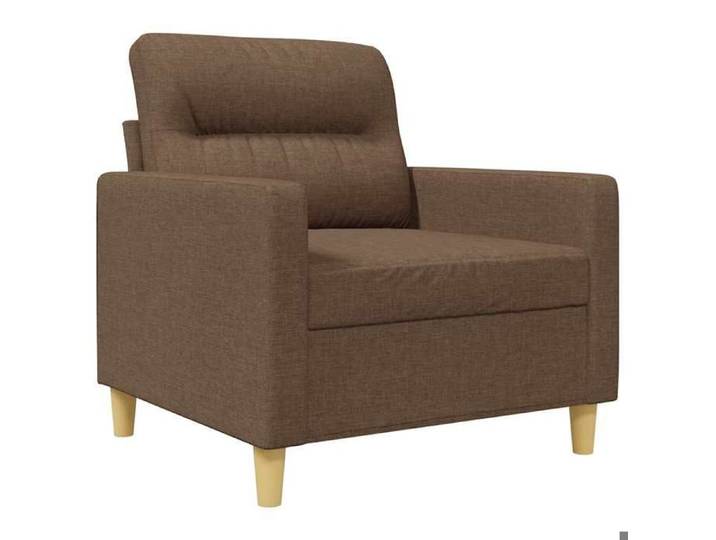 En Promotion Fauteuil de Détente 1 PLACE - Fauteuil Relax/Chambre - Marron 60cm Tissu 1149005