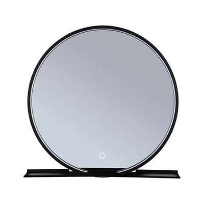 PAULMANN LED Wandleuchte "Spiegel Miro rund IP44 10,5W 500mm 230V", silber (silberfarben, schwarz), 1, Ø 50cm, Leuchten, TunableWhite, Spiegel, LED Badleuchte Spiegel mit Beleuchtung