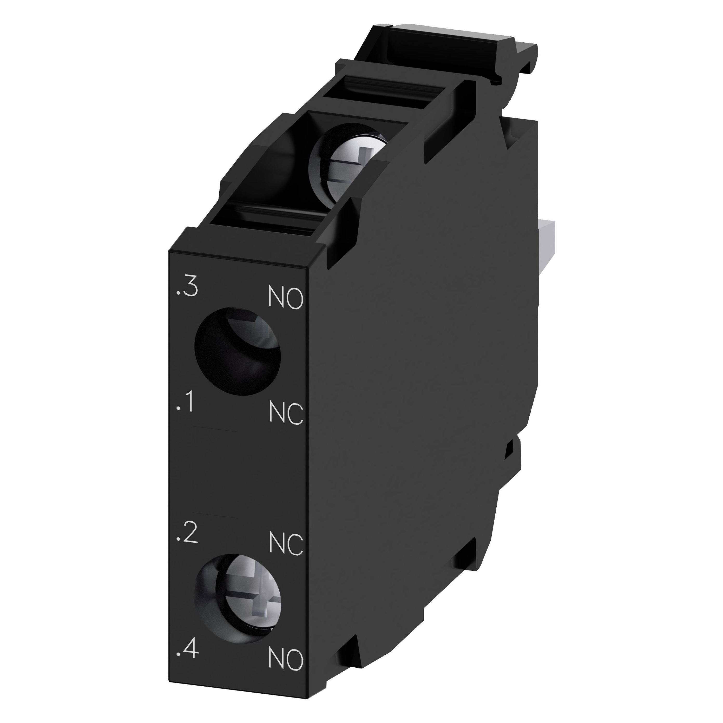 Siemens Contact Block 1NO+1NC front plate mount (3SU1400-1AA10-1FA0)