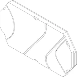 BOSCH Ersatzteil TTNR: 87186664000 Abdeckung (Wärmetauscher)