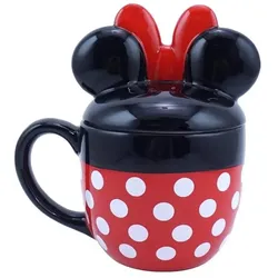 Half Moon Bay, Tasse, Disney: Mickey Mouse - Minnie Shaped Mug with Lid (425 ml, 1x)