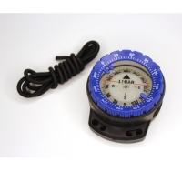 11BAR - Kompass mit Bungee Mount - Blauer Ring
