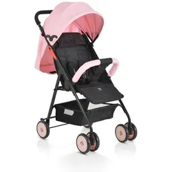 Moni Kinderwagen, Buggy Capri klappbar, Sicherheitsgurt, Rückenlehne verstellbar rosa