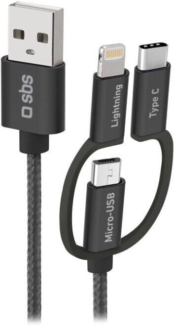 CABO TELEMÓVEL SBS USB-A TRIO ADAPTOR