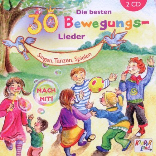 Kinderland - Die besten 30 Bewegungs-Lieder, 2 CD-Set - Preis vom 10.10.2026 11:48:34 h
