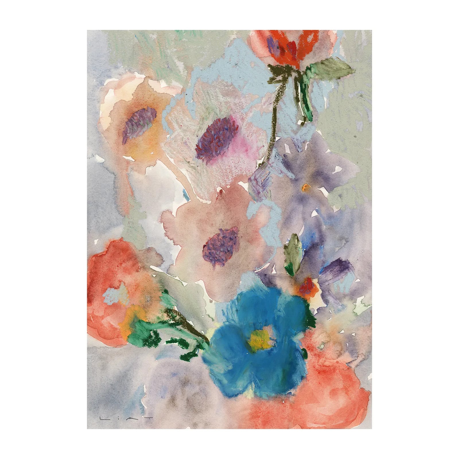 Paper Collective Bunch of Flowers poster 50 x 70 cm