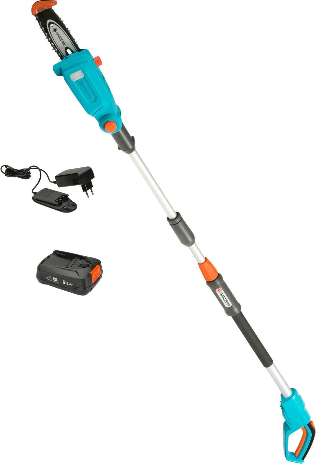 Gardena accu-telescopische hoogtaksnijder TCS 20/18V P4A Ready-To-Use Set