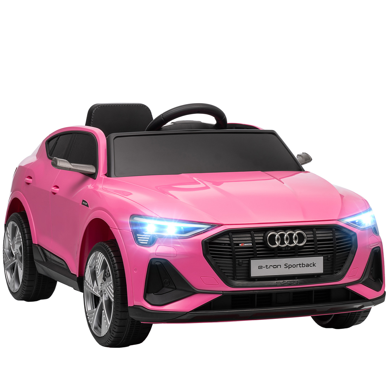 HOMCOM Elektrische kinderauto Audi E-tron 12V met afstandsbediening voor kinderen van 3 tot 5 jaar