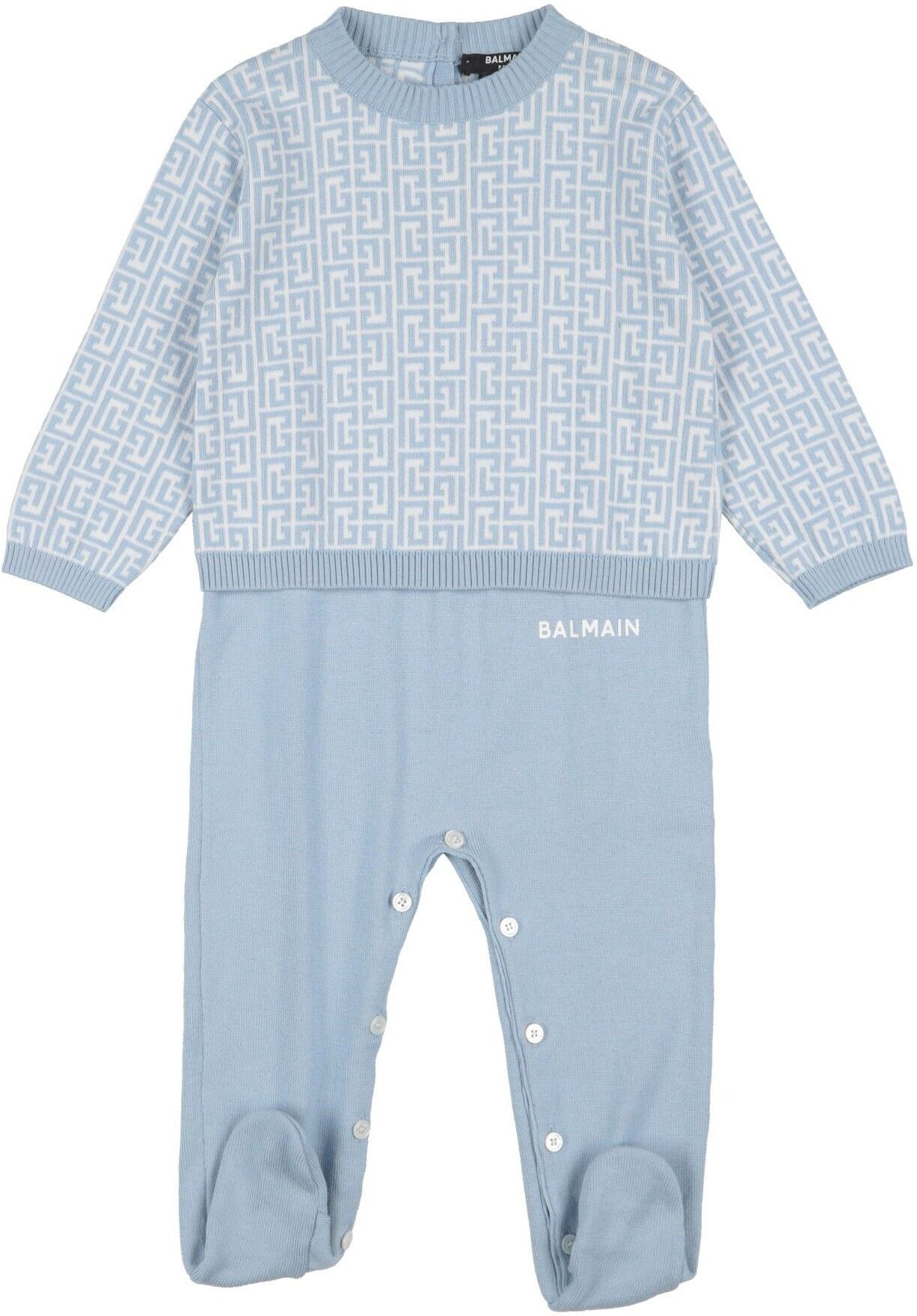 Balmain Pelele y peto de bebé Niño Azul celeste 12,18,24,3,6,9 Niño