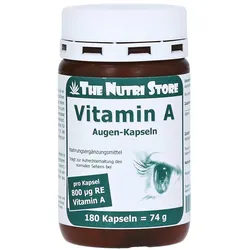 Vitamin A 800 μg Augen Kapseln 180 St
