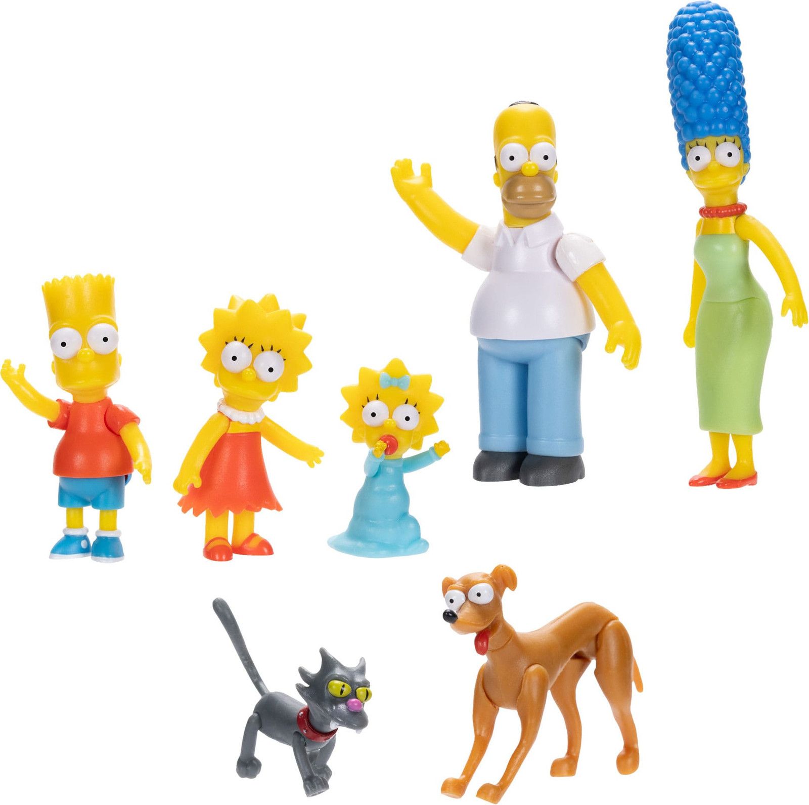 Jakks Pacific Simpsons minifiguren set van 7, 6 cm groot