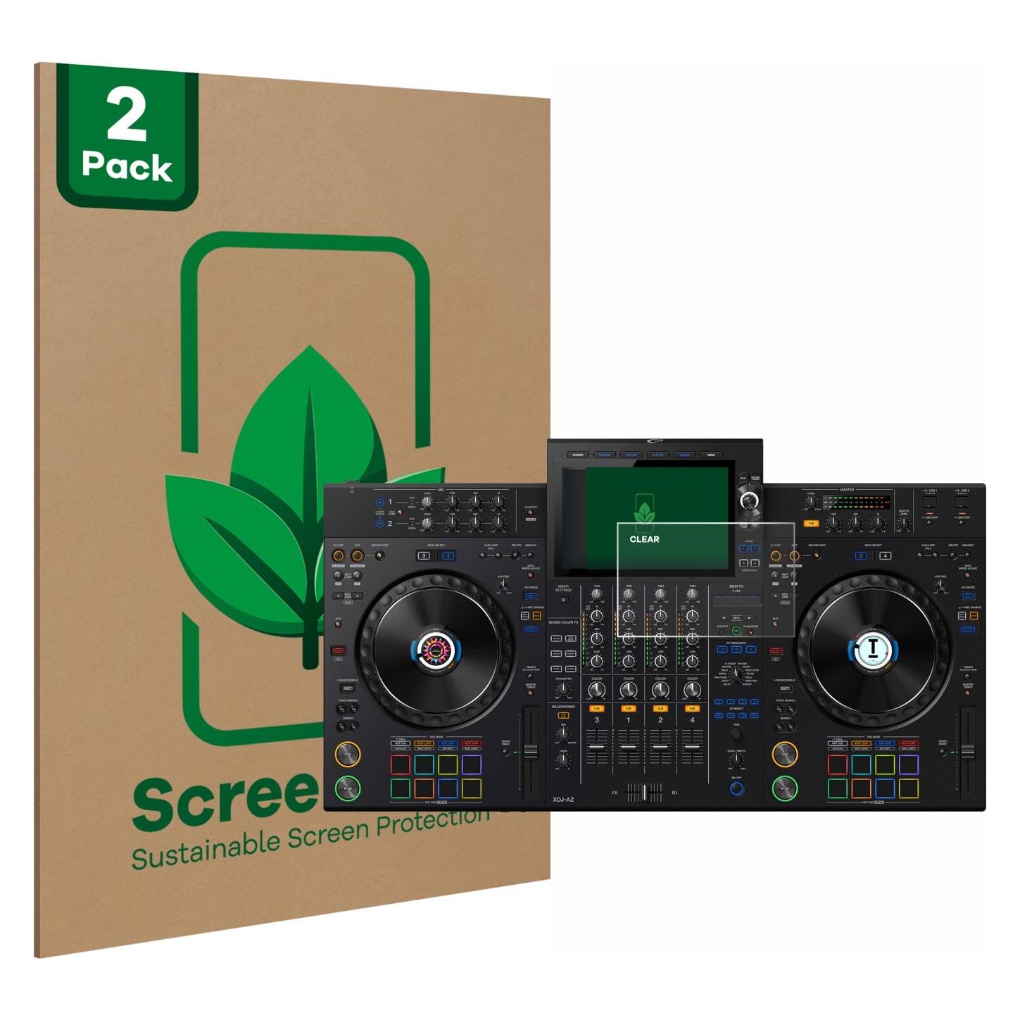 ScreenLeaf Schutzfolie für AlphaTheta XDJ-AZ Displayschutz Display Schutz Folie Klar Transparent (6156802)