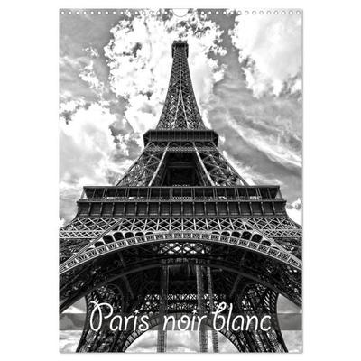 Paris noir blanc (Calendrier mural 2027 DIN A3 horizontal), CALVENDO calendrier mensuel