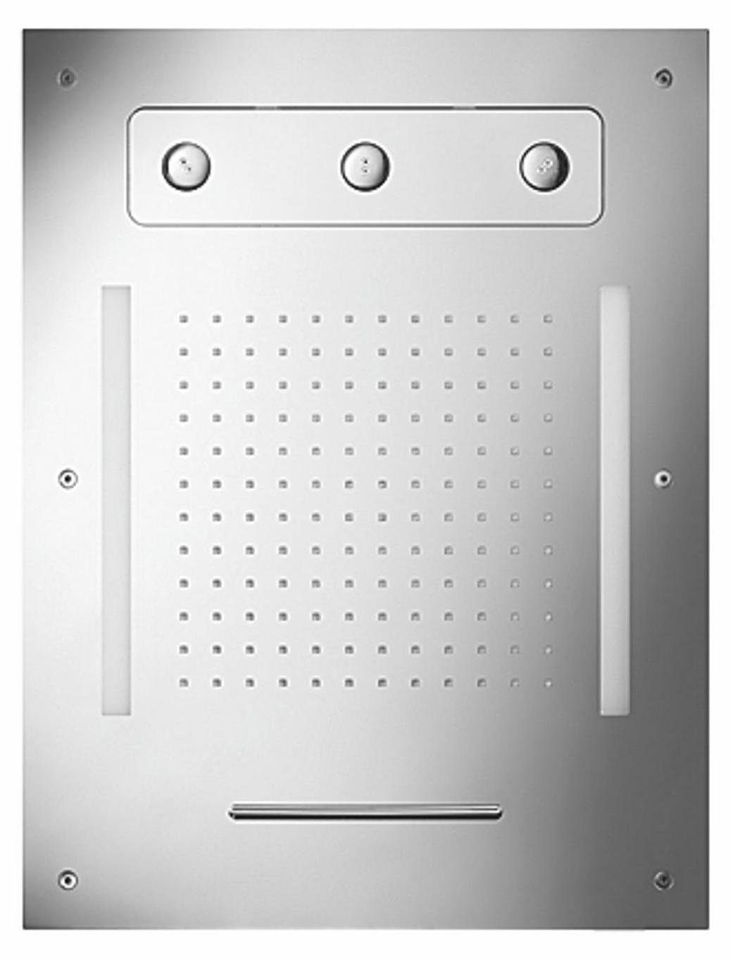 Herzbach 11.663480.2.01 LIVING SPA Farblicht Deckeneinbau-Regenbrause