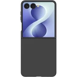 Just in Case PC-Rückseite Schwarz Samsung Galaxy Z Flip 8 (Samsung Galaxy Z Flip8), Smartphone Hülle, Schwarz