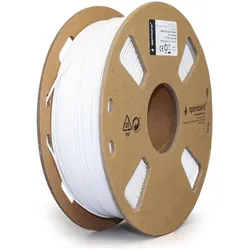 Gembird Filament Matt PLA Weiss 1,75 mm 1 kg (PLA, 1300 g, 1.75 mm), Filament, Weiss