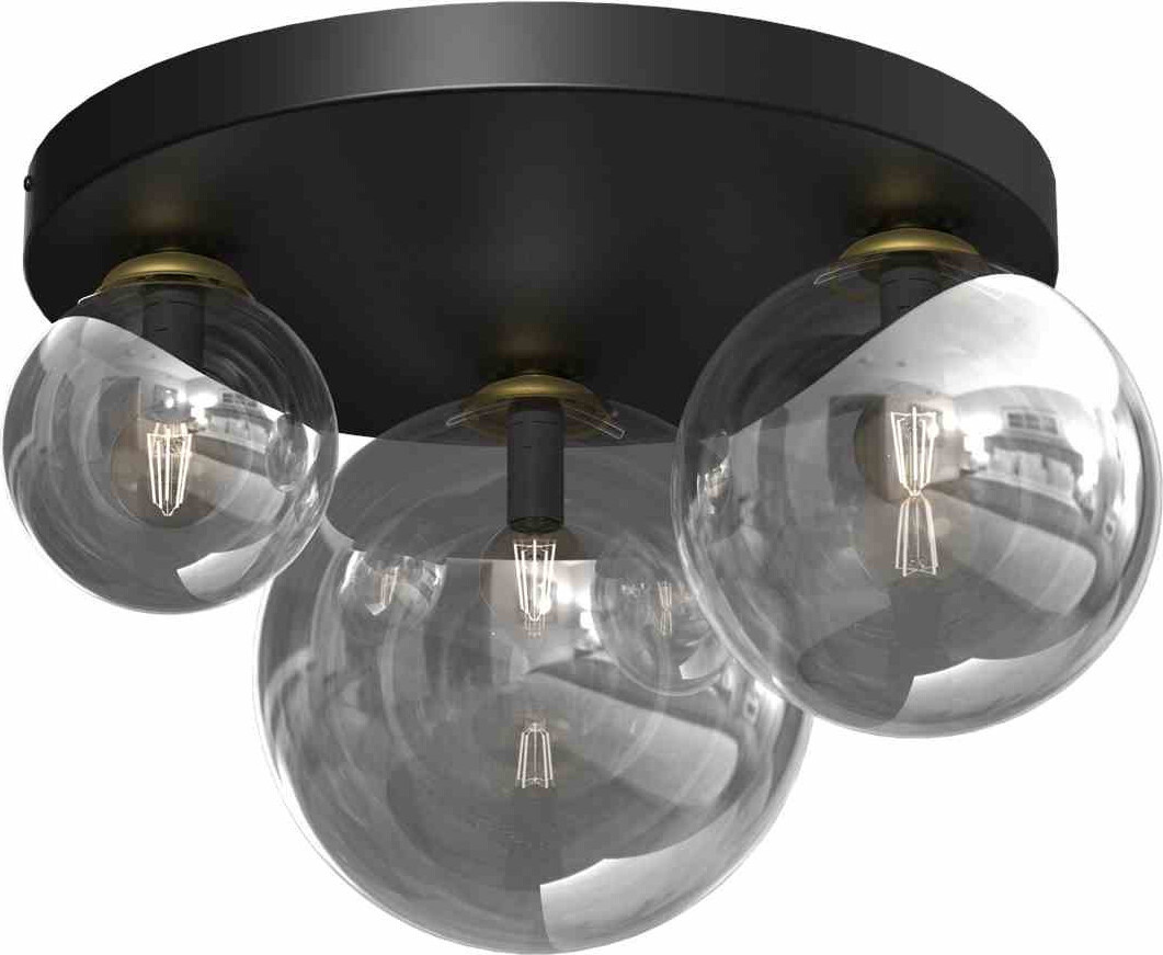 Milagro REFLEX MLP8417 LED-plafondlamp zwart/goud