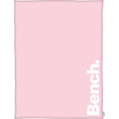 Wohndecke BENCH. "Bench", rosa, B:150cm L:200cm, Flausch, Wohndecken, Wohndecke, samtweiche Wellsoft-Decke, Kuscheldecke