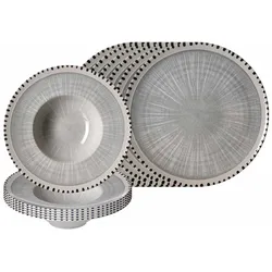 Ritzenhoff & Breker Natura Pizza- und Pasta-Set 12-teilig - Grau