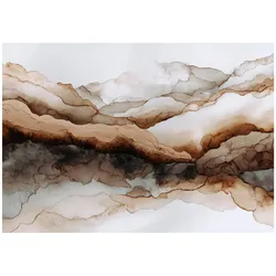 FOTOTAPETE Marmor Stein Braun 350x250 cm