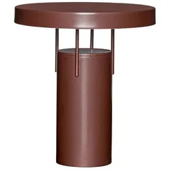 Hübsch, Tischlampe, BringMe Tragbare Lampe Metallic Bordeaux