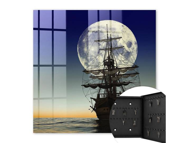 SCHLÜSSELBOX Schwarz 30x30 cm- Türöffnung nach rechts - Nachtfahrten