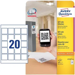Avery, Etiketten, QR-Etiketten