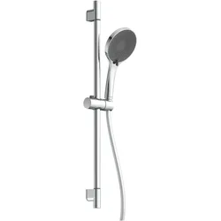 Schütte, Duschbrause, Brausestangenset Bad CAPRI Stangenbrause-Set Chrom Inklusive Handbrause 64291 (3 Strahlarten, 16 l/min)