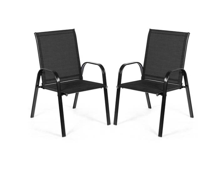 KLAPPSTUHL Schwarz(2er-Set)