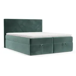 BOXBETT Velma 160/200 cm Türkis im Kronos Stoff