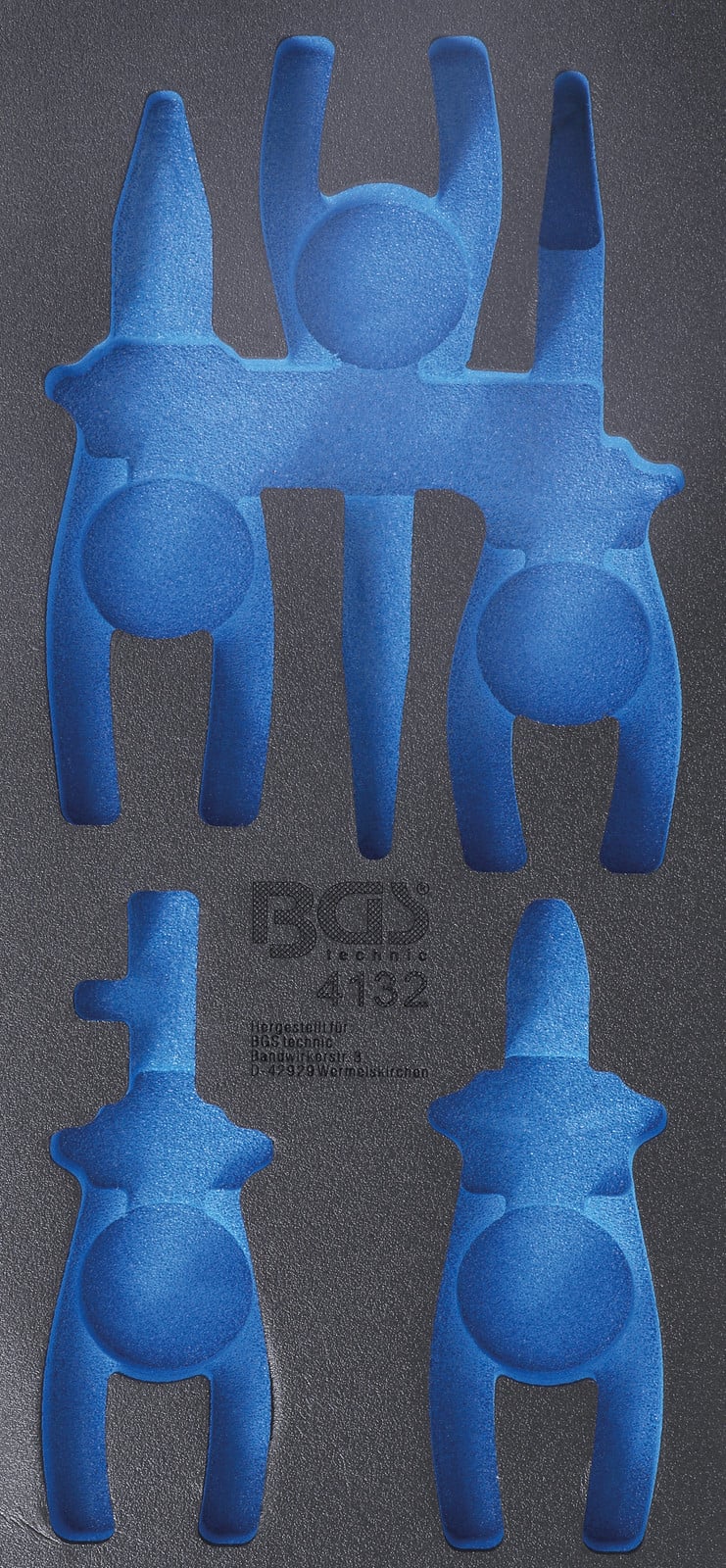 BGS Technic gereedschapskist formaat 1/3, 74 mm, 74 gram