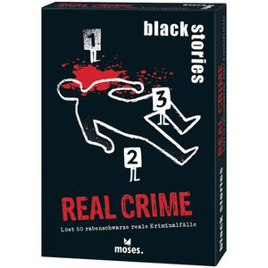 Moses Kartenspiel 90046, black stories Real Crime, ab 12 Jahre, ab 2 Spieler