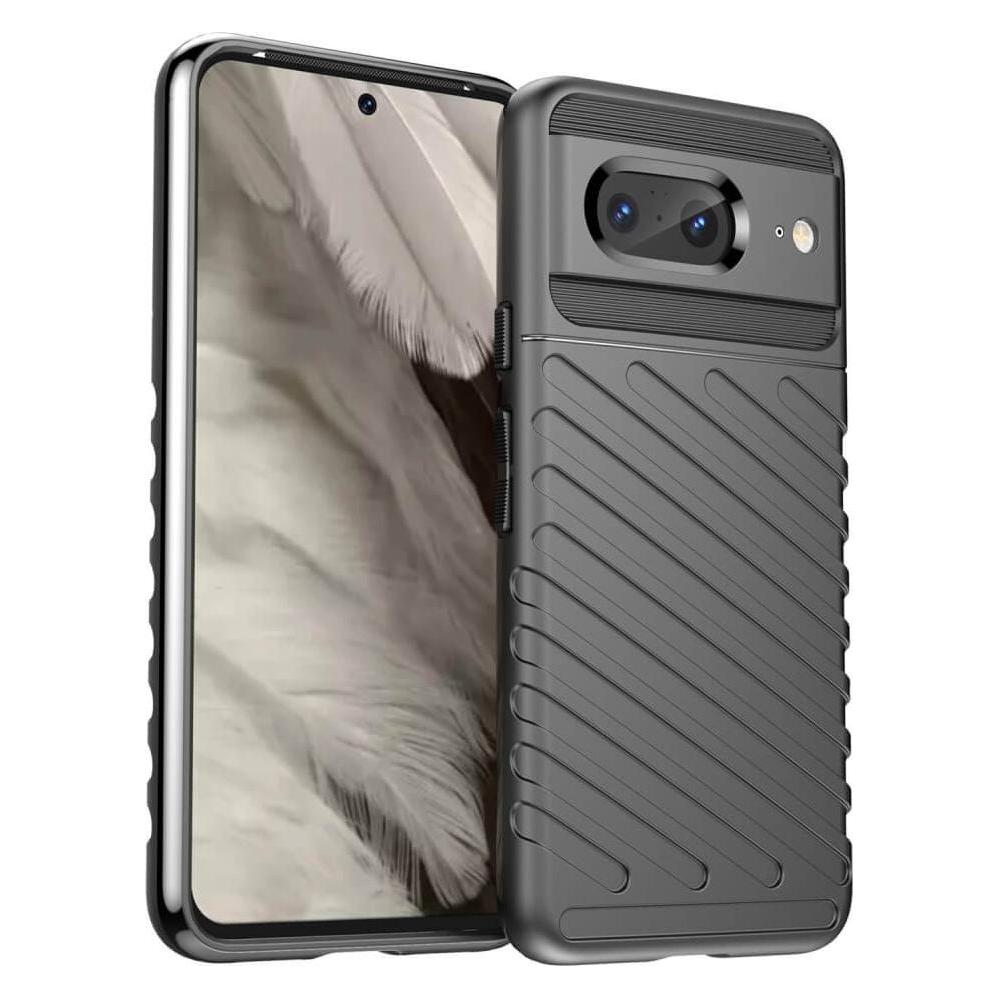 Cover-Discount Google Pixel 8 - Textur Gummi Hülle schwarz (Google Pixel 8) (660138126A)
