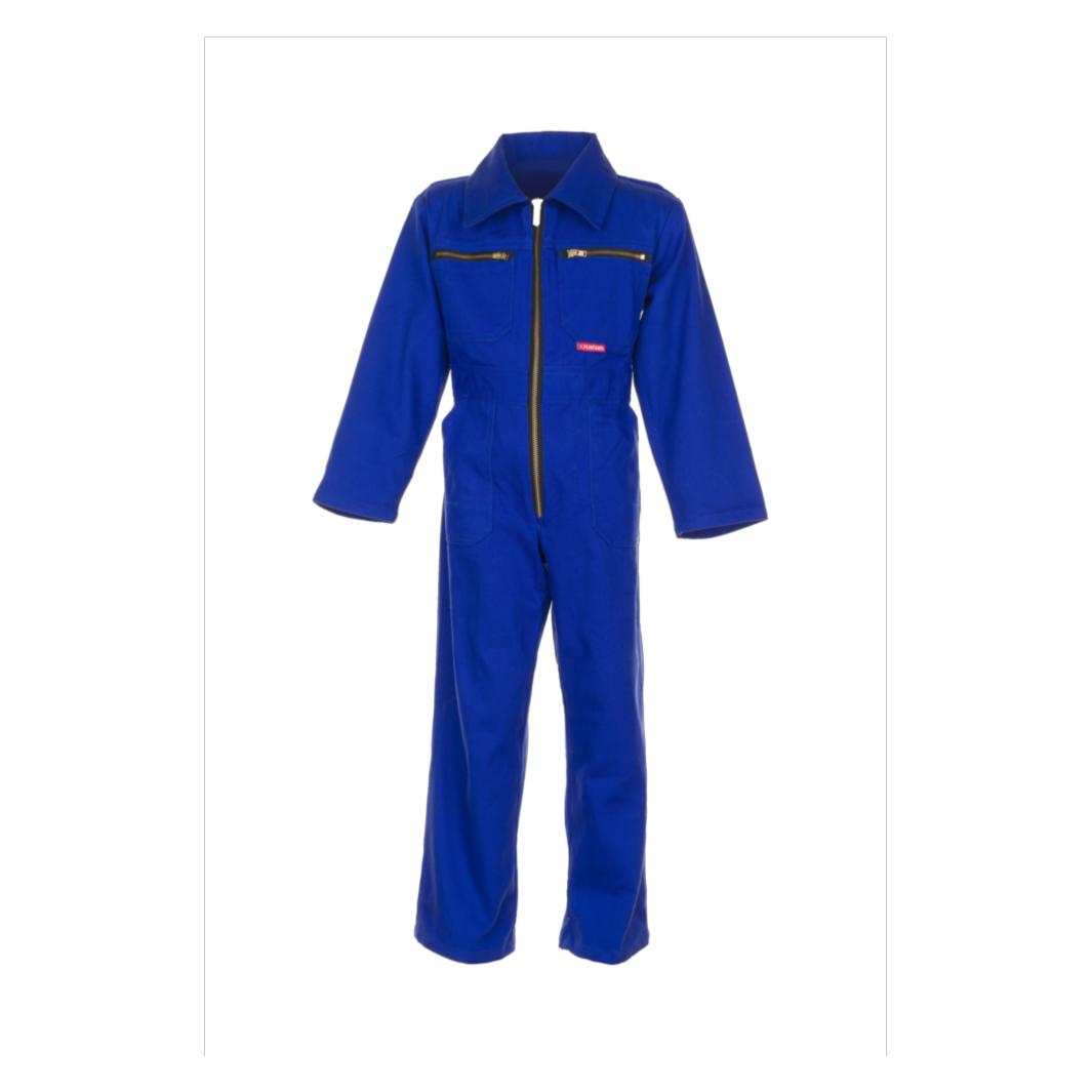 Planam Kinder-Rallyekombi kornblumenblau 134/140 146/152 (146) (229622)