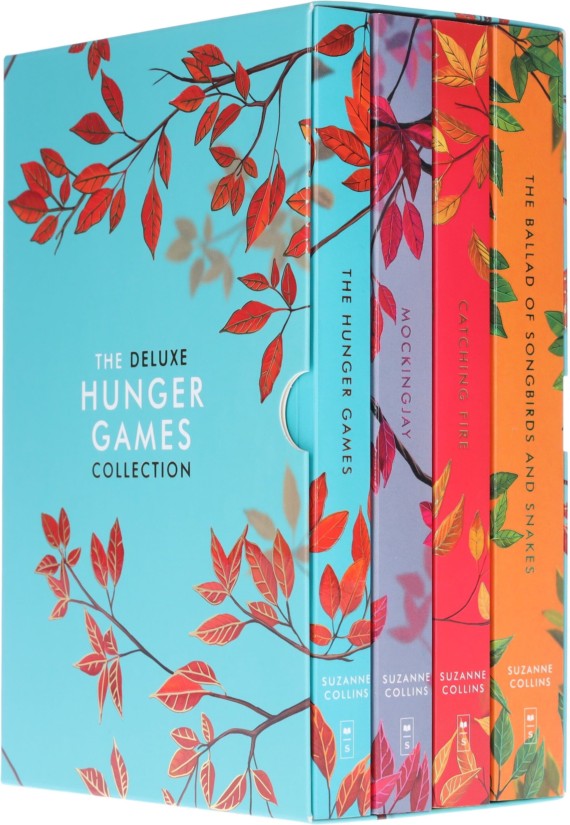 The Deluxe Hunger Games by Suzanne Collins 4 Books Collection Box Set Includes Hunger Games, Catching Fire, Mockingjay & Ballad of Songbirds and Snakes - Ages 13+ - Paperback Scholastic