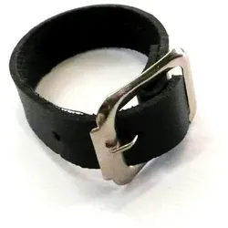 Peach Befestigungsschlaufe für Gepäckanhänger | Leder | schwarz | 25 St. | PPR510
