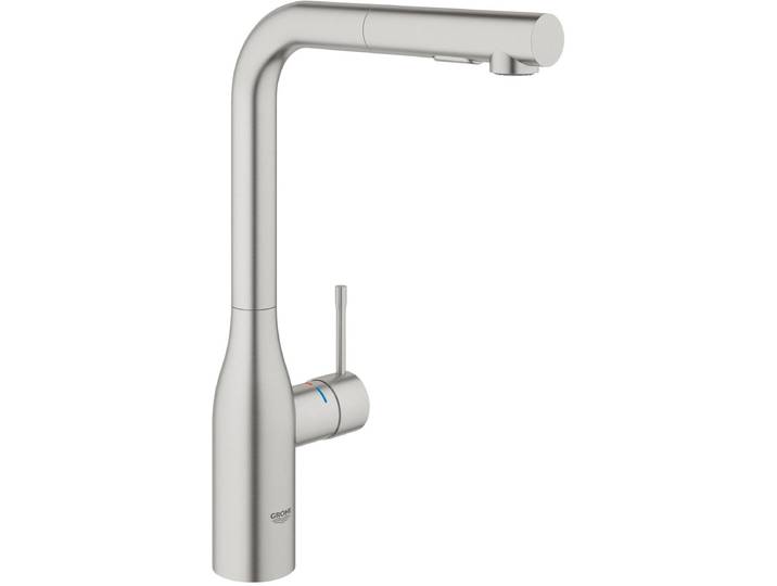GROHE Essence New Keukenkraan - uittrekbare handdouche - RVS - 30270DC0